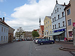 Wir erreichen die Innenstadt von Velden