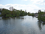 Blick auf die Große Vils in Vilsbiburg