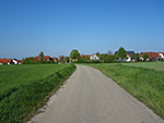 ...und biegen dann links in einen Radweg ein, ...
