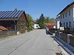 In Kröhsdorf verlassen wir die Landstraße, ...