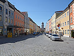 Der Stadtplatz in Vilshofen