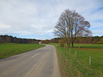 Über die Grünsinker Straße verlassen wir Weßling...